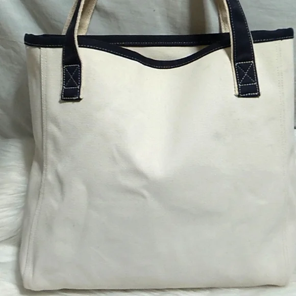 SALE! Lands End Thick Canvas Tote Gently Used (#28) - Picture 6 of 14